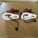 Pair of ceramic sconces grenat 50s