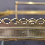 Brass rolling trolley