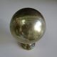 Boule ancienne en laiton  pour rampe d'escalier