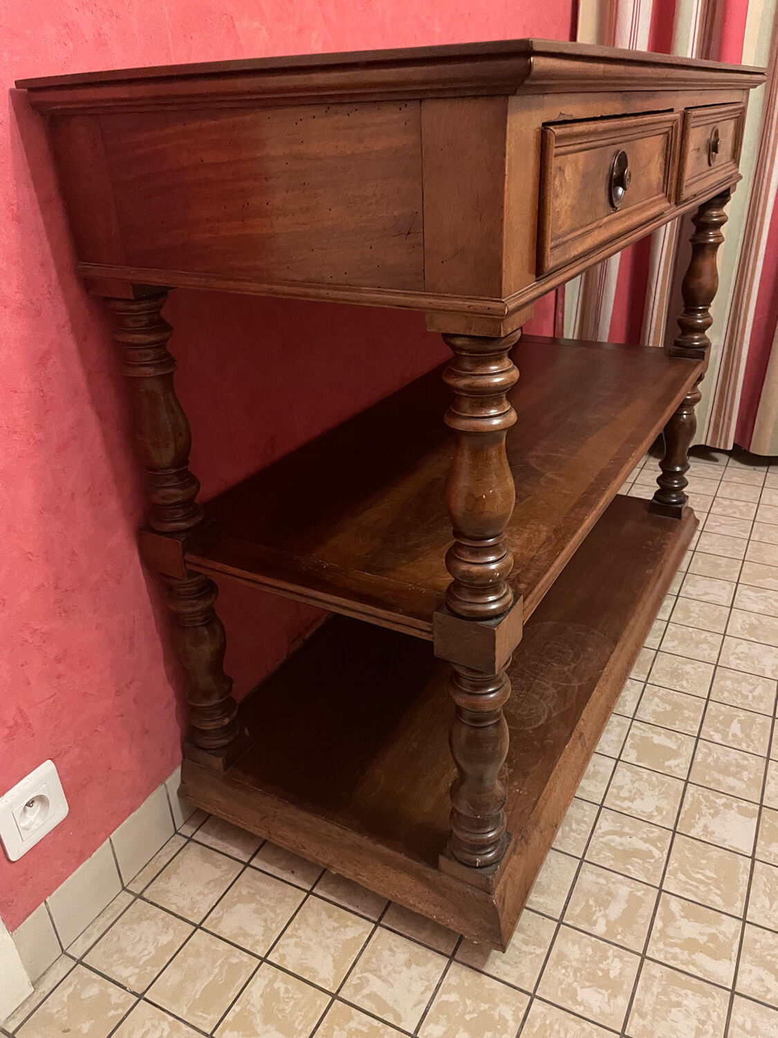 Wooden dessert table