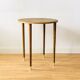 Table d’appoint vintage pieds fuselés 1950
