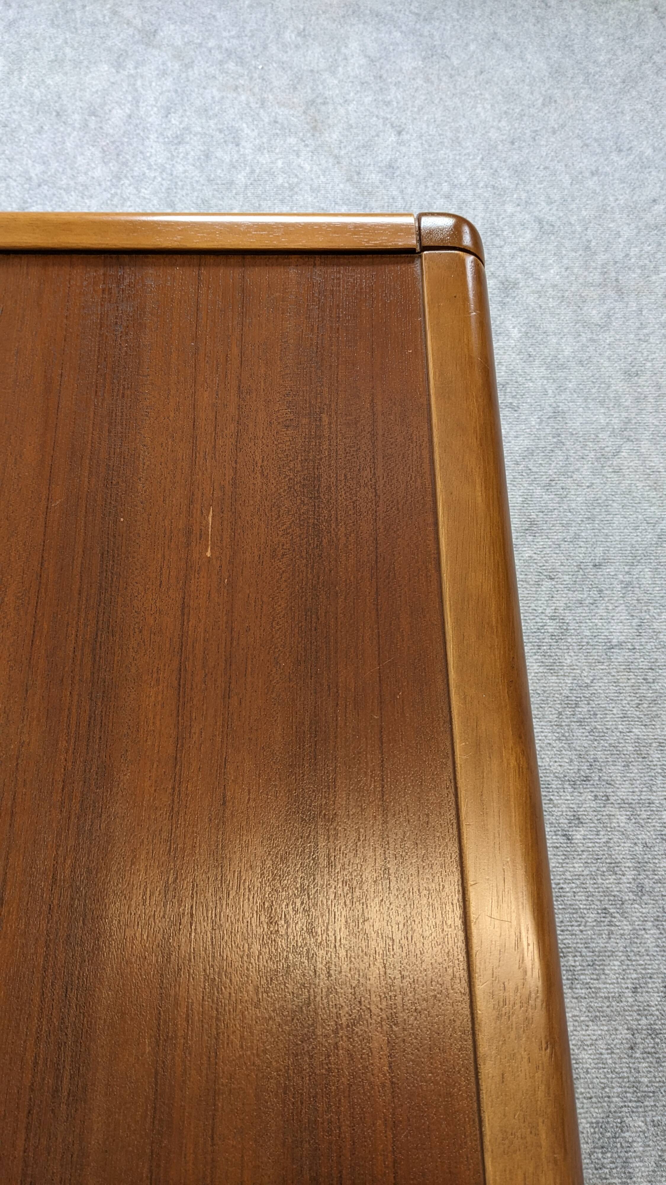 Scandinavian teak coffee table, 70s-80s