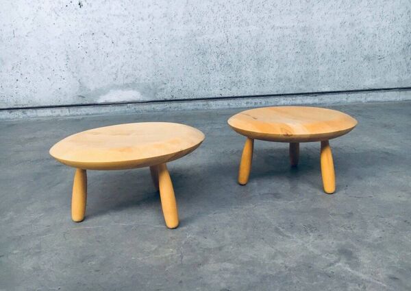 Vintage Karljohan Side Table Set by Christian Hallerod for Ikea, 1990s, Set of 2