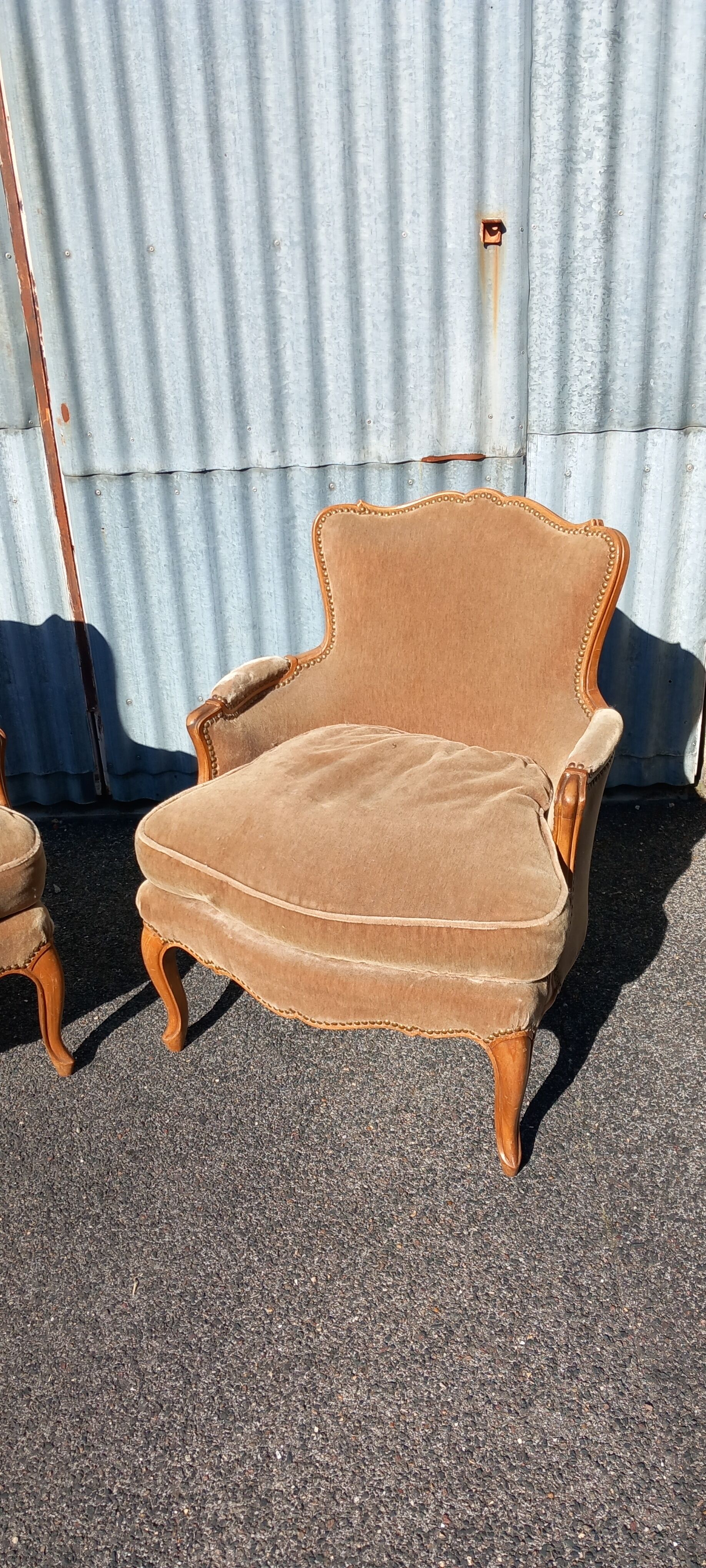 Louis XV style armchairs