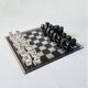 Felice Antonio Botta acrylic chessboard, Italy, 70s