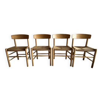 Fredericia J39 Chairs Borge Mogensen