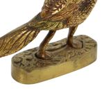 Statue de faisan en bronze doré, XIXe siècle
