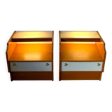 Pair of vintage bedside tables