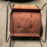 Vintage IKEA velvet low armchair