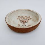 Vallauris empty-pocket bowl, ceramic signed Alain Rufas, circa 1960/70