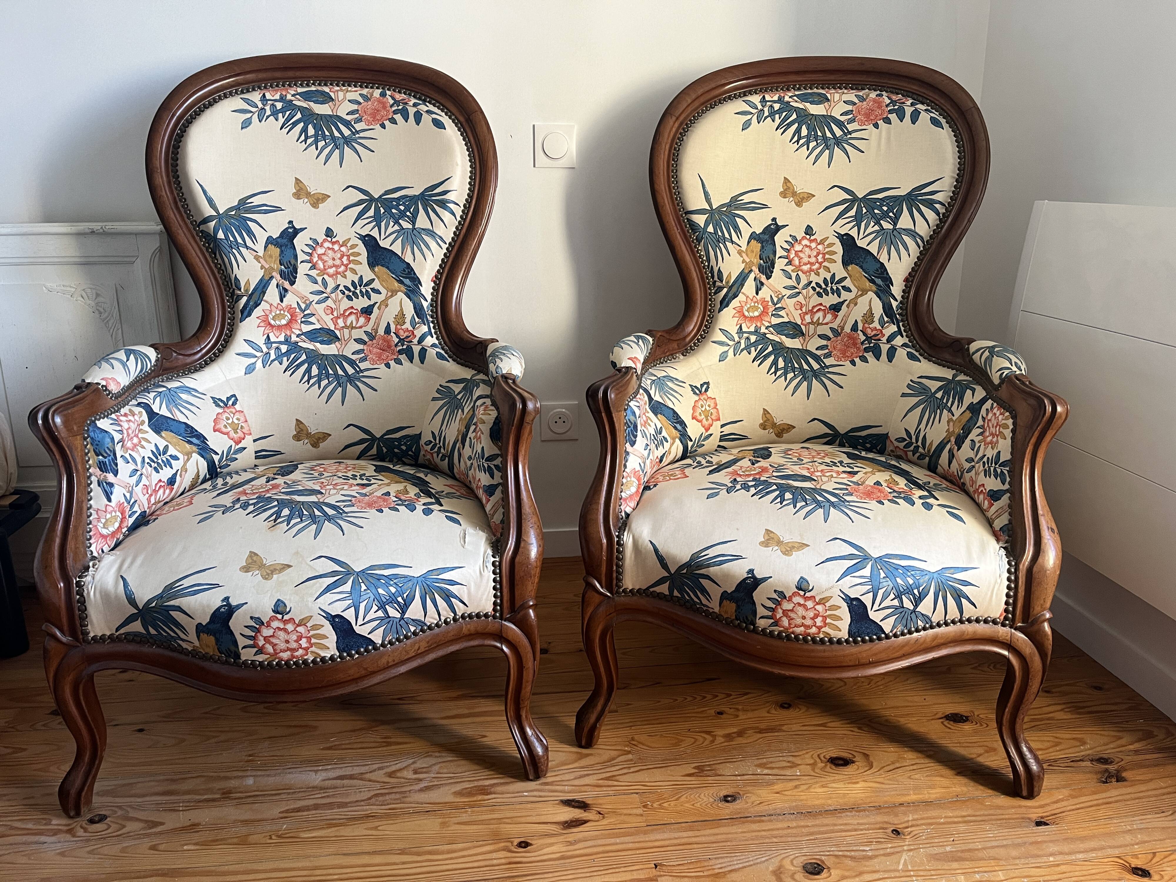 Voltaire armchairs