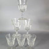 6 Baccarat crystal wine glasses in perfect condition S820
