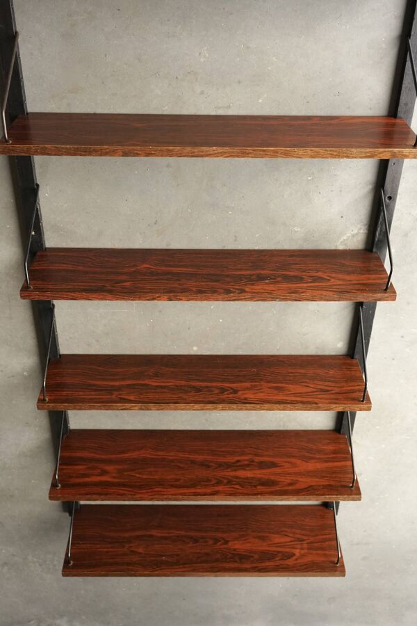 Etagère danoise du milieu du siècle par Poul Cadovius pour Cado, années 1960