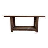 Large solid wood carpenter's workbench