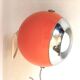 Eye ball wall lamp Space Age orange 60s
