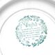 Series of 6 plates in Lunéville earthenware decoration English country - picnic in the countryside
