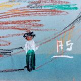 Pen drawing of bullfight