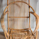 Rocking-chair en rotin