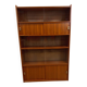 Vintage display library 60/70 Sliding door shelf
