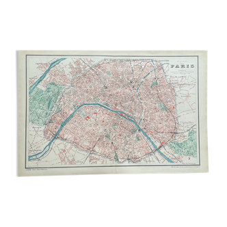 1883 - Plan de la ville de Paris