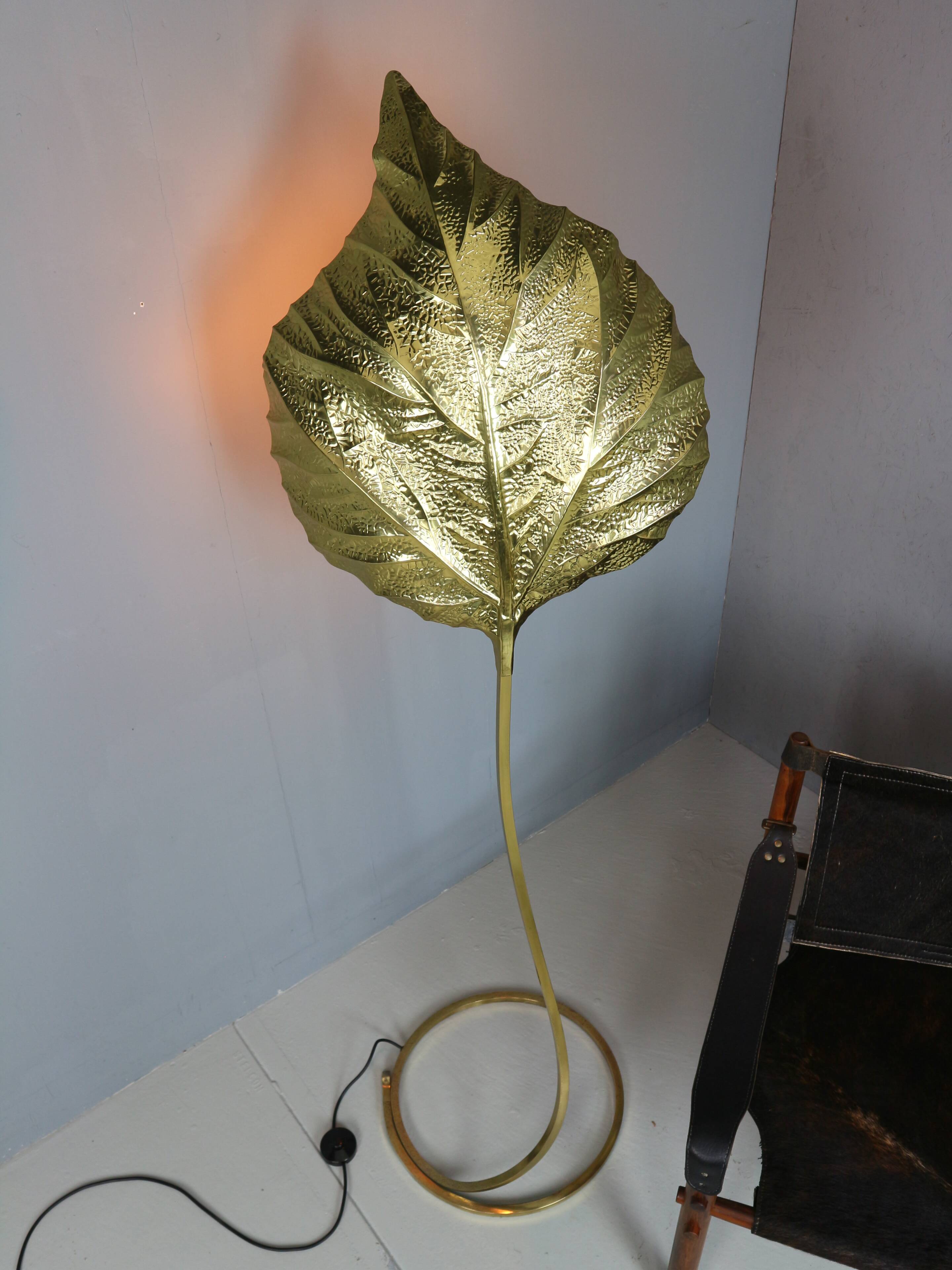 Tommaso Barbi "Rhubarb" floor lamp by Bottega Gadda Italy, 1970