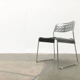 Omkstack Postmodern Chair from the vintage space age by Rodney Kinsman for Bieffeplast
