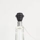 Vintage Belgian crystal glass table lamp by Val Saint Lambert
