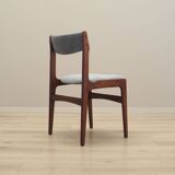 Ensemble de quatre chaises en acajou, design danois, années 1970