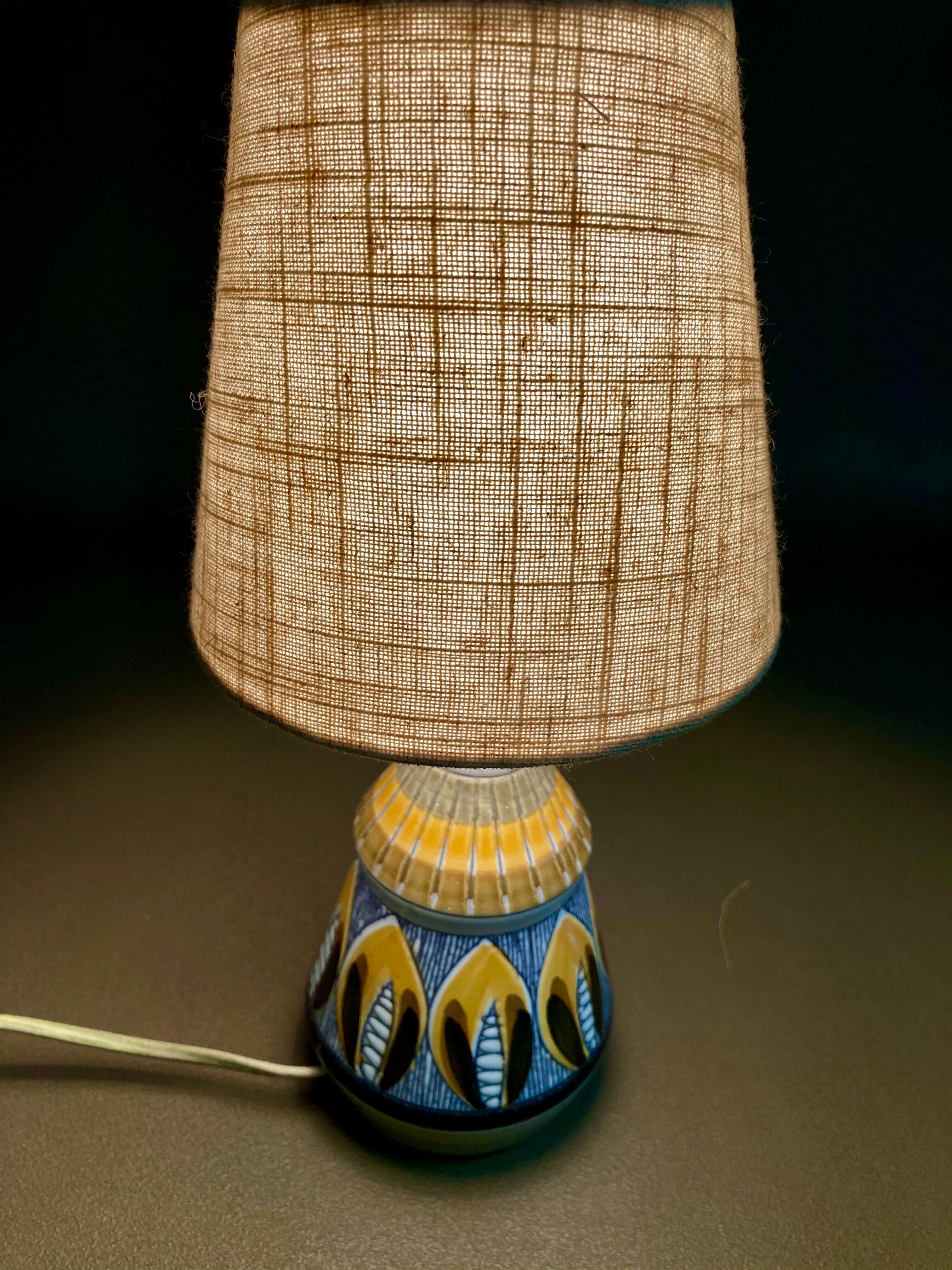 Scandinavian ceramic lamp 1960s