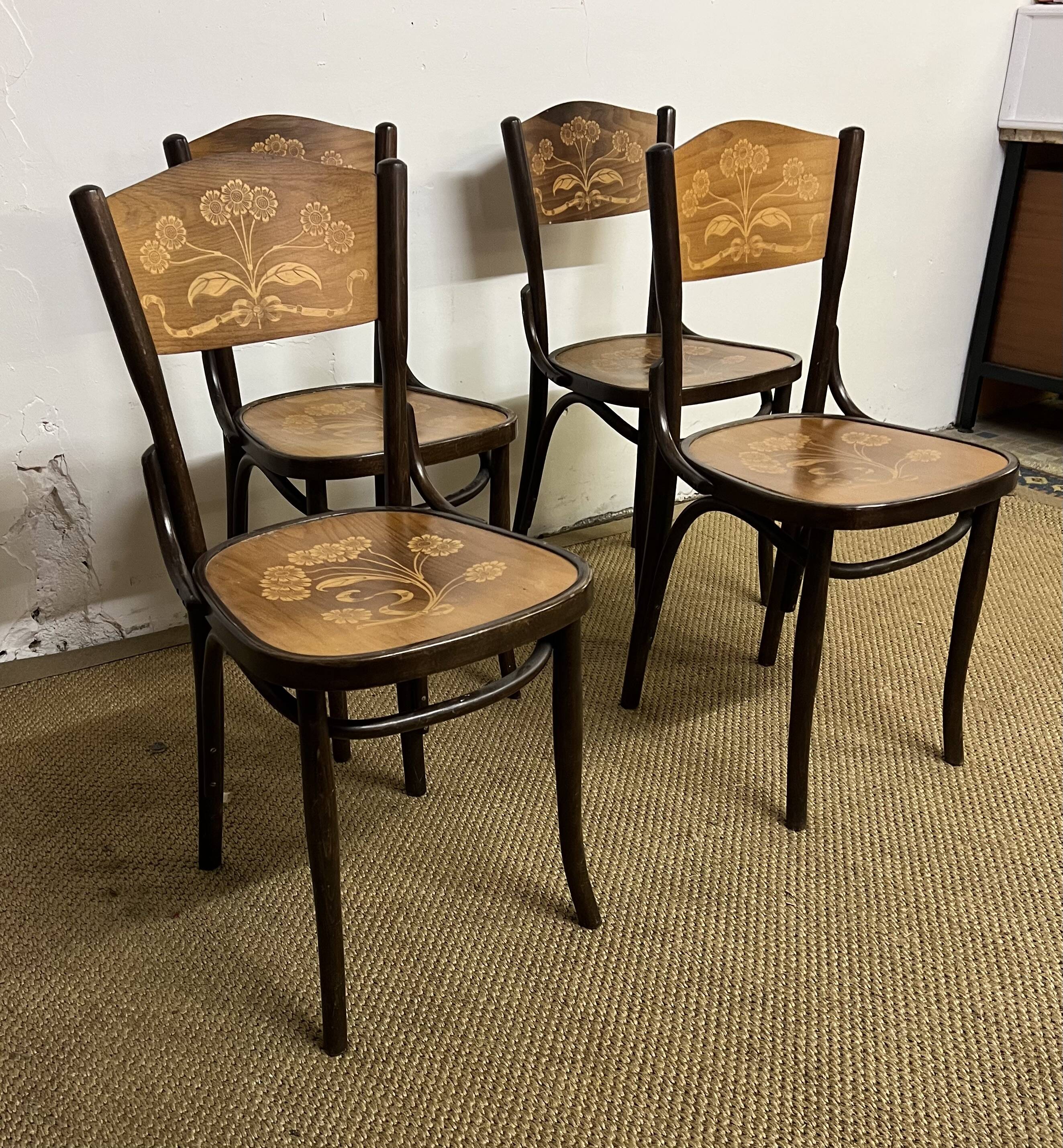 Baumann Vintage Bistro Chairs