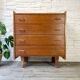 Scandinavian wooden chest of drawers Year 1950
