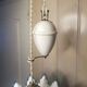 Suspension Up and down Opaline and porcelain