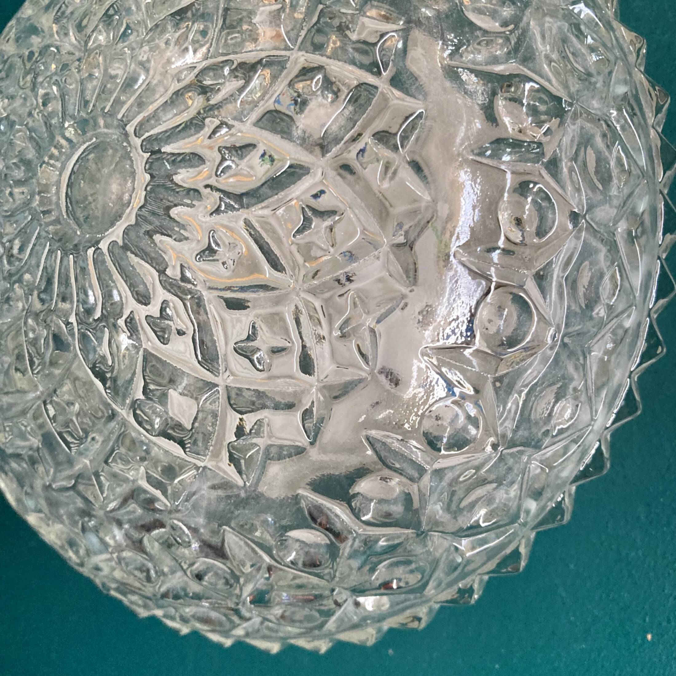 Small 1/2 spherical wall light or minimalist ceiling light from the 70s/80s old light fixture