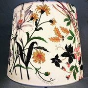 Mid-Century Modern Table Lamp in Brass with Vintage Gucci Shade