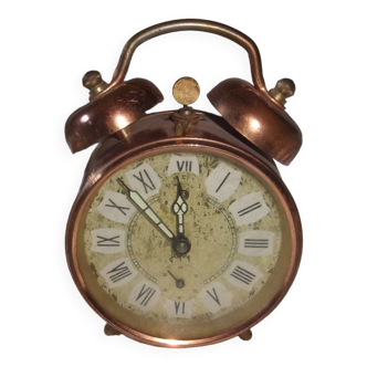 Old small japy copper alarm clock