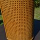 Vintage wicker and cane umbrella stand