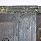 German hand painted cabinet from 1812