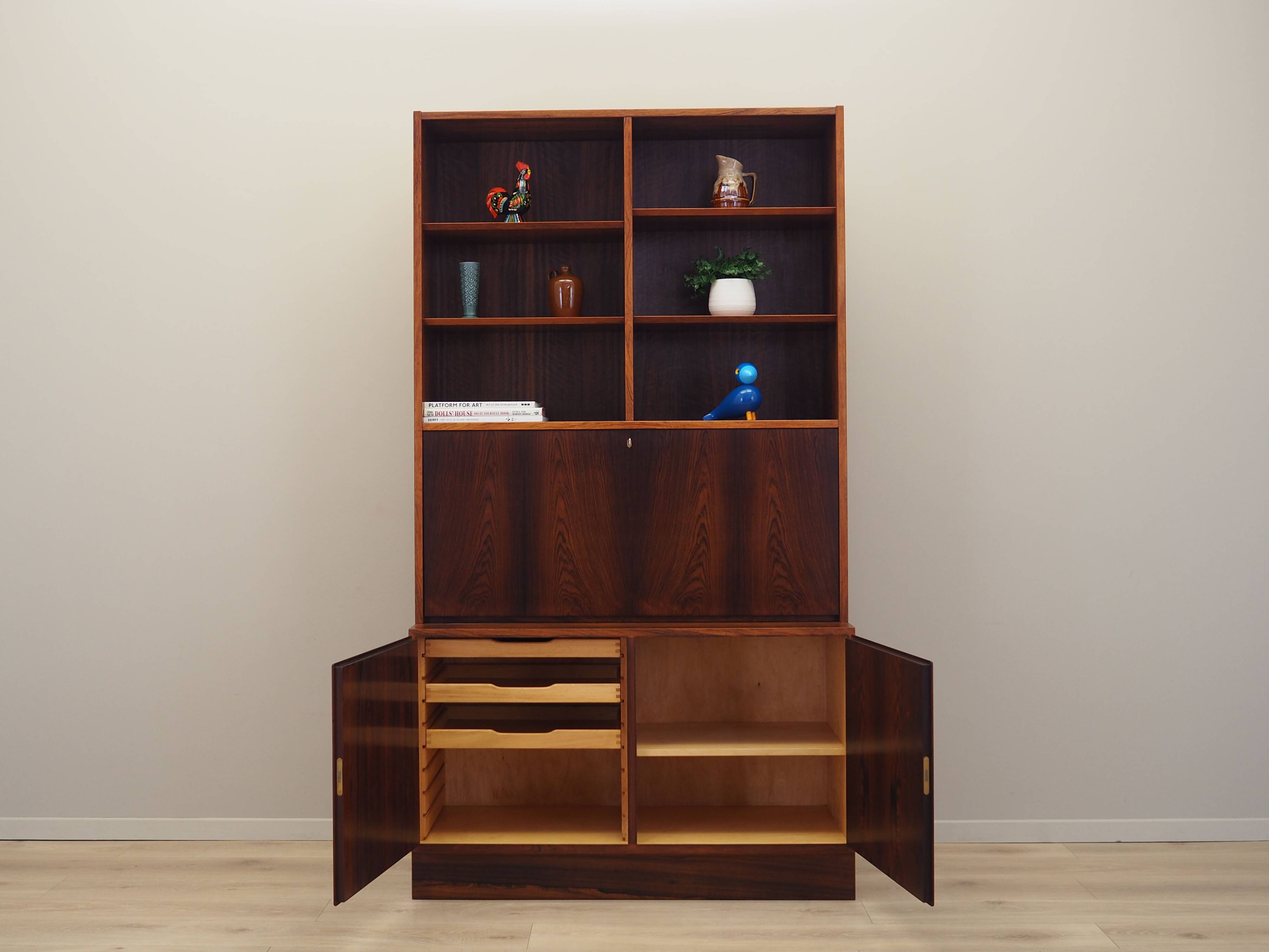 Rosewood bookcase, Danish design, 1970s, production: Hundevad