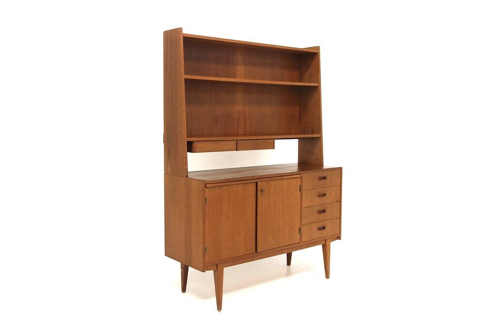 Secrétaire scandinave en teck, Suède, 1960
