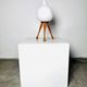 Model 105 Wooden Tripod Table Lamp By Uno & Östen Kristiansson For Luxus, Sweden 1950S
