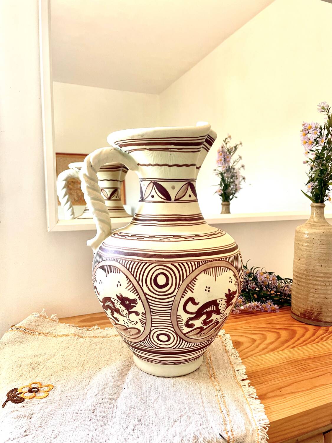 Vase amphore Talavera de la Reina