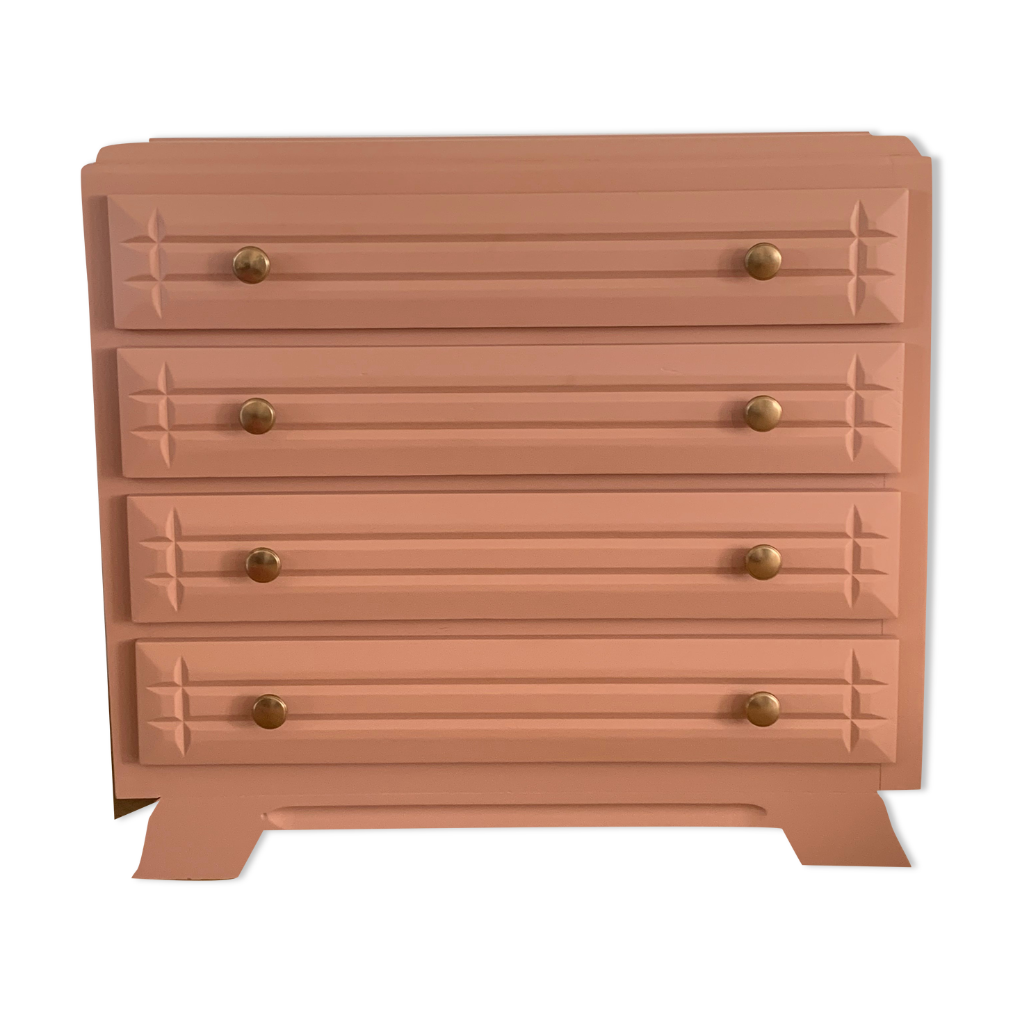 Vintage dresser pink blush