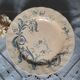 Old flat plates mismatched in earthenware