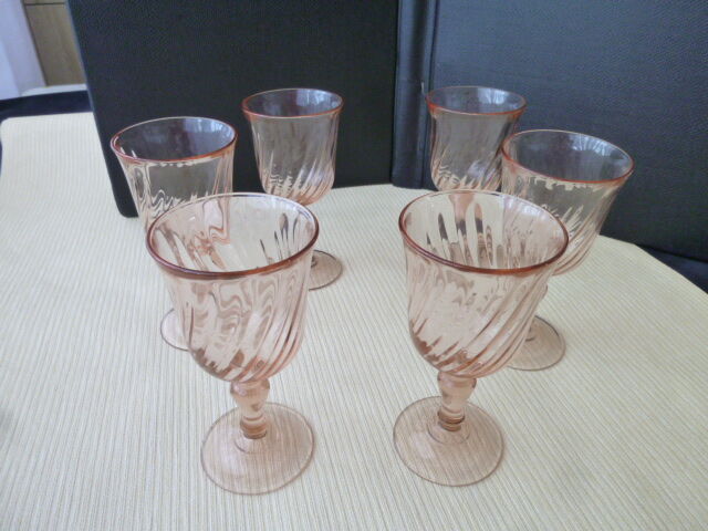 Set of 6 glasses with aperitif or white wine Luminarc Model Rosaline