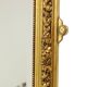 Miroir biseauté doré français antique XL