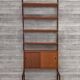 Teak shelving unit, Vintage Scandinavian 1960s
