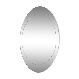 Miroir oval de salle de bain 93x58cm