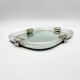 Venetian "dishcloth" mirror in Murano glass, 1960s