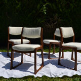 4 Baumann sleigh chairs