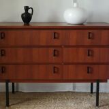 Danish vintage teak dressing table from the 1960s.
